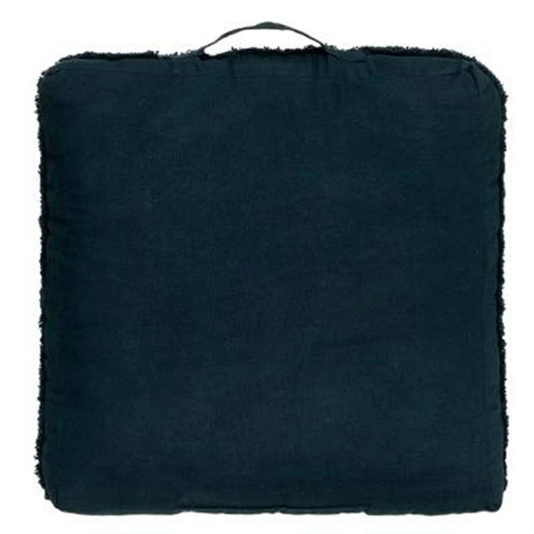 Nouveau ⭐ Coussin De Sol Tufté Bloom 40x40cm Bleu Canard ❤️ 4 Nouveau ⭐ Coussin De Sol Tufté Bloom 40x40cm Bleu Canard ❤️ – Image 2