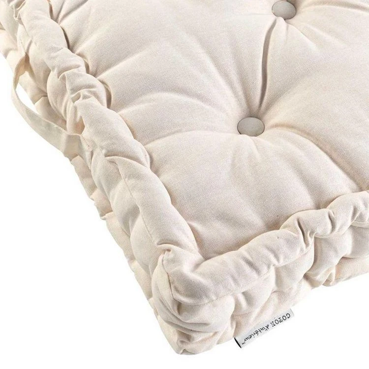 Meilleur prix ❤️ Paris Prix Coussin De Sol Déco Panama 60x60cm Naturel ⭐ 4 Meilleur prix ❤️ Paris Prix Coussin De Sol Déco Panama 60x60cm Naturel ⭐ – Image 2