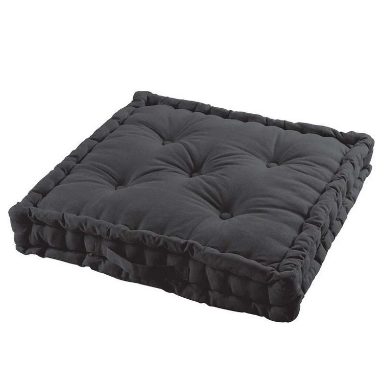 Bon marché ✔️ Paris Prix Coussin De Sol Déco Panama 60x60cm Noir 🎁 3 Bon marché ✔️ Paris Prix Coussin De Sol Déco Panama 60x60cm Noir 🎁