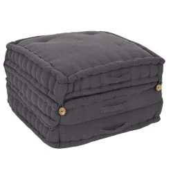 Jardin Privé Shop 13 Meilleure affaire ⭐ The Home Deco Factory Matelas Futon Pliable 180x60x10 Cm Gris Anthracite Coton 💯