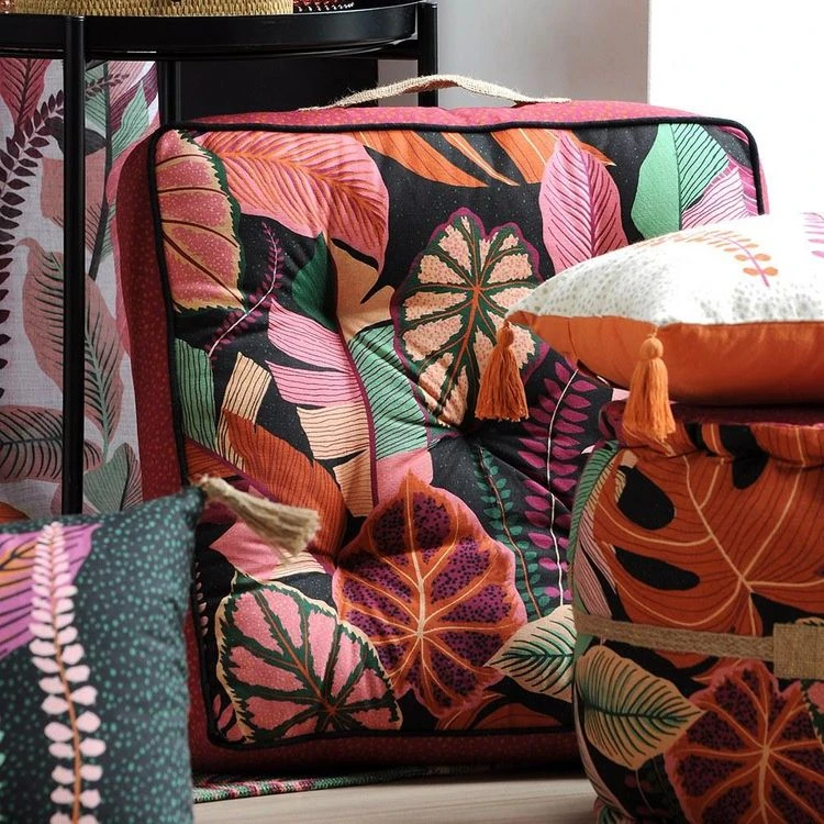 De gros 🔔 Lovely Casa Coussin De Sol 45x45 Cm Deliciosa Coton 🎁 4 De gros 🔔 Lovely Casa Coussin De Sol 45x45 Cm Deliciosa Coton 🎁 – Image 2