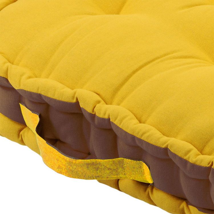 Lovely Casa Coussin de sol 50x50 cm Duo moutarde taupe coton Promo ???? Lovely Casa Coussin De Sol 50x50 Cm Duo Moutarde Taupe Coton ???? -Jardin Privé Shop unnamed file 1123