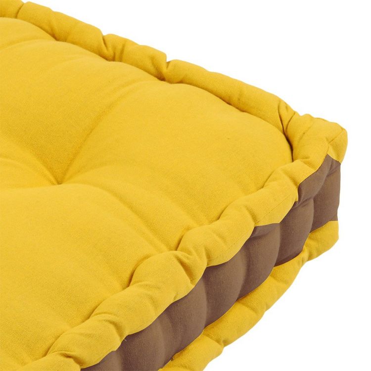 Lovely Casa Coussin de sol 50x50 cm Duo moutarde taupe coton Promo ???? Lovely Casa Coussin De Sol 50x50 Cm Duo Moutarde Taupe Coton ???? -Jardin Privé Shop unnamed file 1124