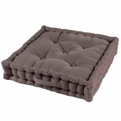 Grosses soldes 🛒 Paris Prix Coussin De Sol Pacifique 45x45cm Taupe 🛒