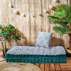 Nouveau 🎁 Paris Prix Matelas De Sol Imprimé Patio 60x120cm Vert 🎁 -Jardin Privé Shop unnamed file 1182