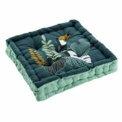 Meilleur prix ✨ Paris Prix Coussin De Sol Imprimé Brazilia 45x45cm Vert 😉