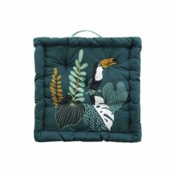 Meilleur prix ✨ Paris Prix Coussin De Sol Imprimé Brazilia 45x45cm Vert ???? -Jardin Privé Shop unnamed file 1201