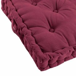 Promo ???? Paris Prix Coussin De Sol Déco Panama 45x45cm Bordeaux ???? -Jardin Privé Shop unnamed file 1206