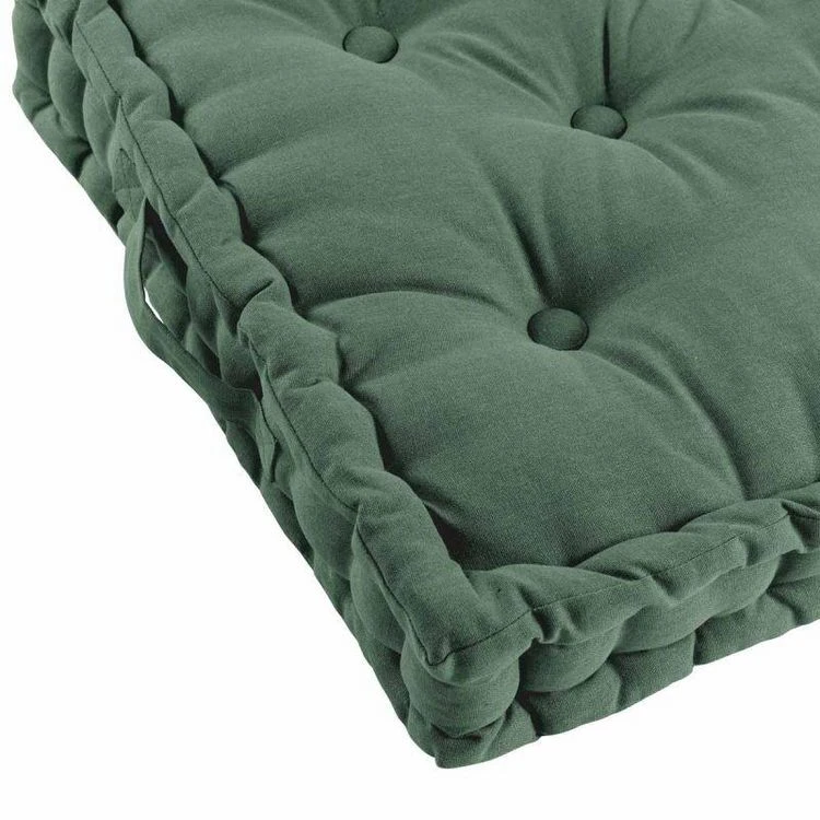 Vente flash 👍 Paris Prix Coussin De Sol Déco Panama 45x45cm Kaki ✔️ 4 Vente flash 👍 Paris Prix Coussin De Sol Déco Panama 45x45cm Kaki ✔️ – Image 2