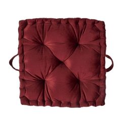 Meilleure vente ⌛ Paris Prix Coussin De Sol Velours 40x40cm Bordeaux ???? -Jardin Privé Shop unnamed file 1232