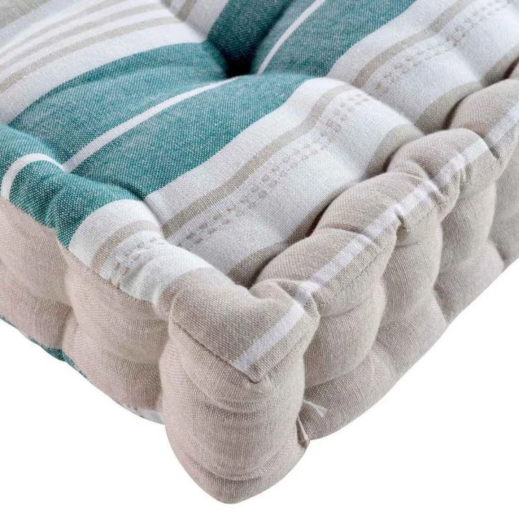 Meilleur prix 👏 Paris Prix Coussin De Sol En Coton Naturaline 45x45cm Bleu 🔥 5 Meilleur prix 👏 Paris Prix Coussin De Sol En Coton Naturaline 45x45cm Bleu 🔥 – Image 3