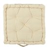 Bon marché ⭐ Paris Prix Coussin De Sol Golga 40x40cm Beige ????