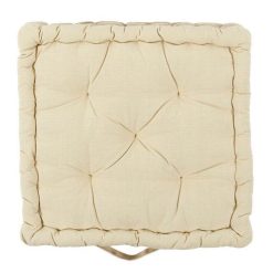 Bon marché ⭐ Paris Prix Coussin De Sol Golga 40x40cm Beige ????