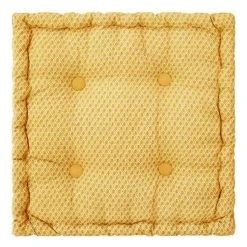Coupon 🔥 Coussin De Sol Carré Otto 40x40cm Ocre 👍
