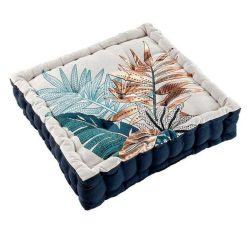 Meilleure affaire ???? Paris Prix Coussin De Sol Imprimé Alianor 45x45cm Naturel ⭐