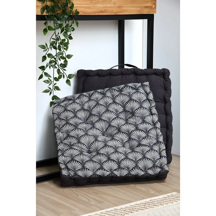 Bon marché 😀 Lovely Casa Coussin De Sol 40x40 Cm Greenmood Carbone Coton ✔️ 4 Bon marché 😀 Lovely Casa Coussin De Sol 40x40 Cm Greenmood Carbone Coton ✔️ – Image 2
