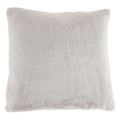 Remise ???? ACTUEL Coussin Déco Bicolore Fausse Fourrure/sherpa ✔️