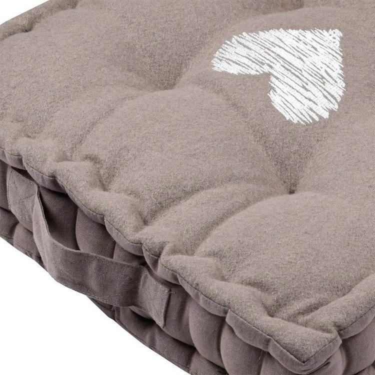 De gros 🎁 Lovely Casa Coussin De Sol 45x45 Cm Meane Taupe Coton 🤩 4 De gros 🎁 Lovely Casa Coussin De Sol 45x45 Cm Meane Taupe Coton 🤩 – Image 2
