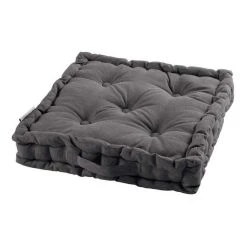 Acheter 🔥 Paris Prix Coussin De Sol Déco Panama 45x45cm Ardoise 🛒