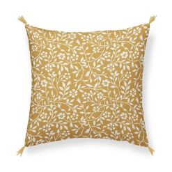 Remise ???? TODAY Coussin Déco Carré En Coton Finition Pompons INDIAN FLOWERS ???? -Jardin Privé Shop unnamed file 147