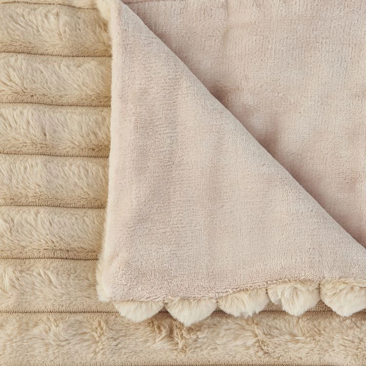 Sortie 🔥 ACTUEL Plaid Uni Effet Fausse Fourrure 220gsm 🔔 4 Sortie 🔥 ACTUEL Plaid Uni Effet Fausse Fourrure 220gsm 🔔 – Image 2