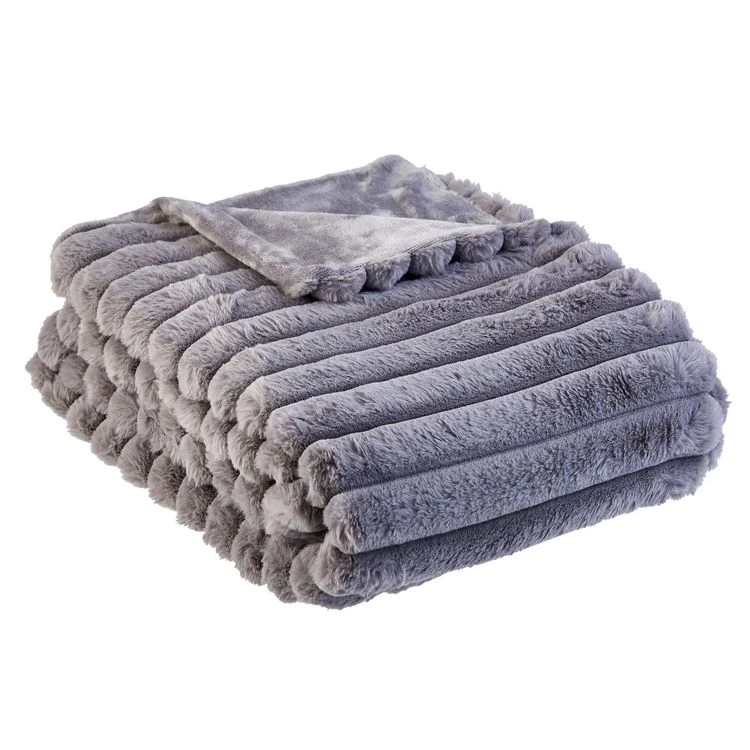 Sortie 🔥 ACTUEL Plaid Uni Effet Fausse Fourrure 220gsm 🔔 7 Sortie 🔥 ACTUEL Plaid Uni Effet Fausse Fourrure 220gsm 🔔 – Image 5