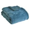 Meilleure vente ???? ACTUEL Plaid Uni Double Face Polaire / Sherpa 240gsm ????