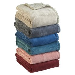 Meilleure vente ???? ACTUEL Plaid Uni Double Face Polaire / Sherpa 240gsm ???? -Jardin Privé Shop unnamed file 1497