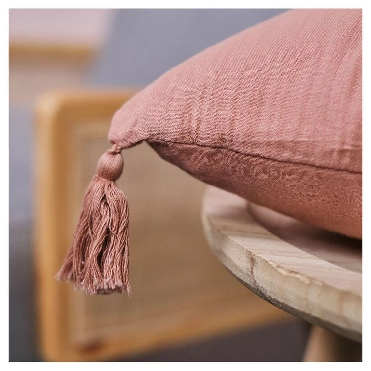 Budget đ TODAY Coussin DĂ©co Uni En Gaze De Coton INDIAN FLOWERS đ„ 4 Budget đ TODAY Coussin DĂ©co Uni En Gaze De Coton INDIAN FLOWERS đ„ â Image 2