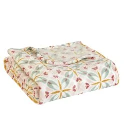 Nouveau 🎁 ACTUEL Plaid Fantaisie En Polyester Motif Mosaïque 220gsm REANE 🧨