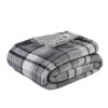 Meilleure vente ???? ACTUEL Couverture Double Face Motif écossais/sherpa 200g/m² SCOTTISH ???? -Jardin Privé Shop unnamed file 1662