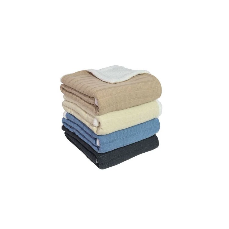 Tout neuf ✔️ ACTUEL Plaid Double Face Tricot/sherpa 😀 8 Tout neuf ✔️ ACTUEL Plaid Double Face Tricot/sherpa 😀 – Image 6