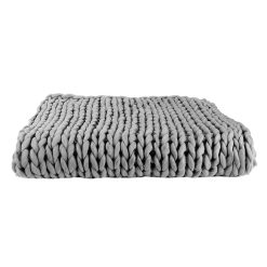 Sortie ???? The Home Deco Factory Plaid Grosse Maille Chunky - L. 150 X L. 120 Cm - Gris ???? -Jardin Privé Shop unnamed file 1702