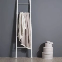 Bon marché 😉 ATMOSPHERA Plaid Sherpa Gris Clair - 125 X 150 Cm 🎉 -Jardin Privé Shop unnamed file 1706