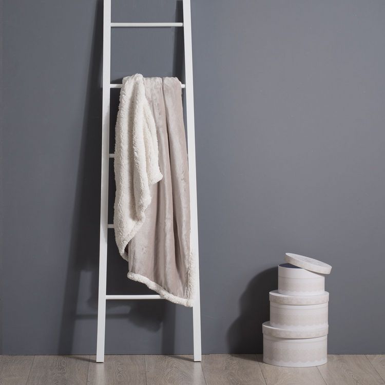 ATMOSPHERA Plaid sherpa Gris clair - 125 x 150 cm Bon marché ???? ATMOSPHERA Plaid Sherpa Gris Clair - 125 X 150 Cm ???? -Jardin Privé Shop unnamed file 1706