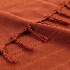 Sortie ✨ Paris Prix Jeté De Canapé à Franges Lilia 220x240cm Terracotta ???? -Jardin Privé Shop unnamed file 1719