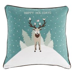 De gros ???? ACTUEL Coussin Déco Imprimé Reine HAPPY HOLIDAYS ✔️