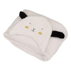 Sortie ❤️ ATMOSPHERA Plaid Capuche Mouton 100x130 Cm 🎁 -Jardin Privé Shop unnamed file 1774