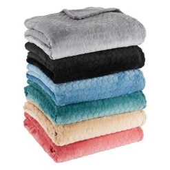 Nouveau 😉 ACTUEL Plaid Uni En Polyester 240 Gsm 🎁 -Jardin Privé Shop unnamed file 1840