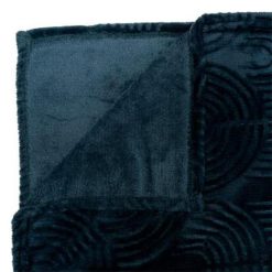 Meilleur prix ???? Plaid Flanelle Déco Bloom 220x240cm Bleu Égéen ???? -Jardin Privé Shop unnamed file 1884