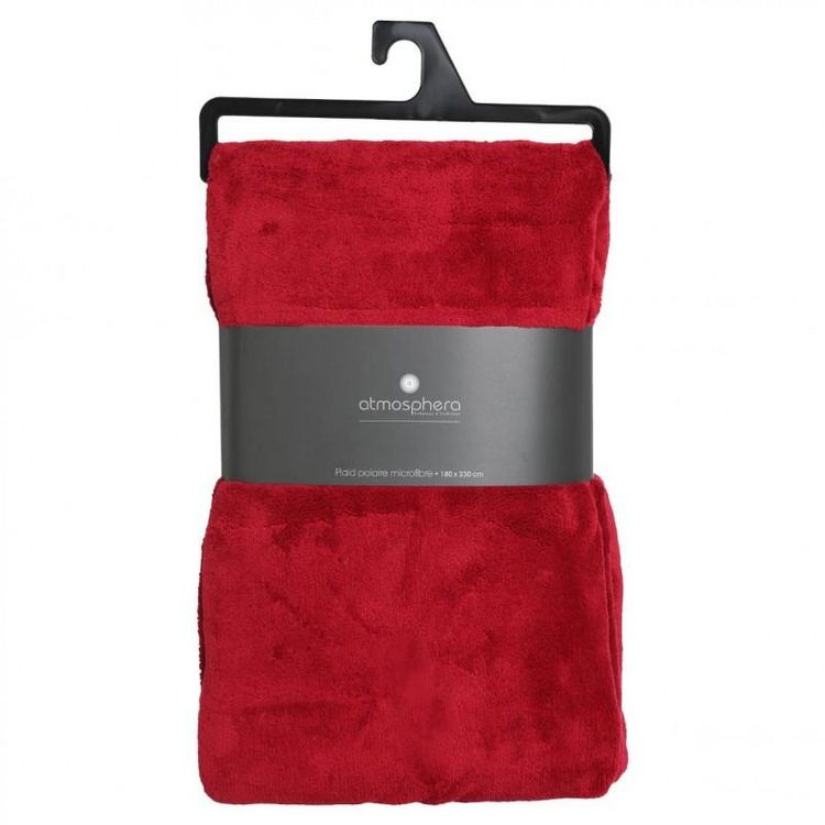 Plaid Microfibre Doa 180x230cm Rouge Promo ???? Plaid Microfibre Doa 180x230cm Rouge ???? -Jardin Privé Shop unnamed file 1898