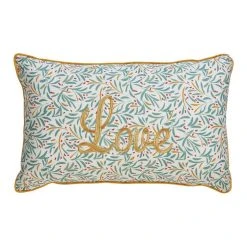 Promo ❤️ ACTUEL Coussin Déco Déhoussable En Coton Motif Love ✔️