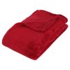 Budget ???? ATMOSPHERA Plaid En Microfibre - 125 X 150 Cm - Rouge ???? -Jardin Privé Shop unnamed file 1940