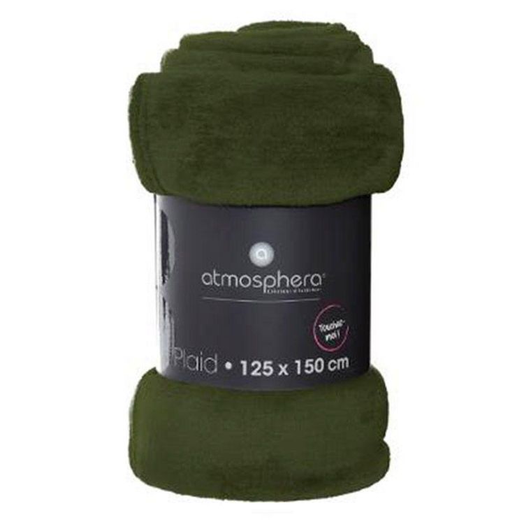 Plaid Doux Uni Flanel 125x150cm Vert Kaki Tout neuf ???? Plaid Doux Uni Flanel 125x150cm Vert Kaki ???? -Jardin Privé Shop unnamed file 1953