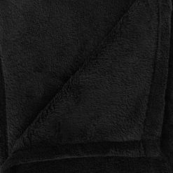 Nouveau ???? Plaid Microfibre 130x180cm Noir ???? -Jardin Privé Shop unnamed file 1976