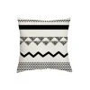 Le moins cher 🎉 Coussin Déco Déhoussable En Coton Noir Et Blanc Imprimés Géométriques 🥰 -Jardin Privé Shop unnamed file 201