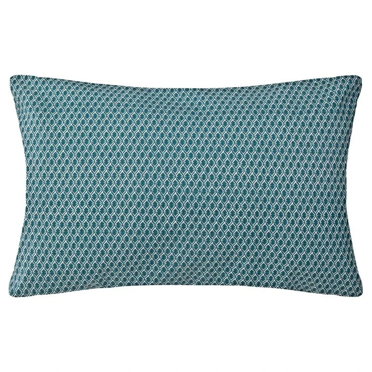 Vente flash 😍 ATMOSPHERA Coussin Rectangulaire En Coton à Motif Otto - 30 X 50 - Bleu Canard 😍 3 Vente flash 😍 ATMOSPHERA Coussin Rectangulaire En Coton à Motif Otto - 30 X 50 - Bleu Canard 😍