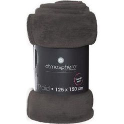 Coupon ???? Plaid Doux Uni Flanel 125x150cm Gris Foncé ???? -Jardin Privé Shop unnamed file 2075