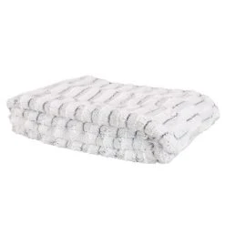 De gros 😀 Paris Prix Plaid Imitation Fourrure Carreaux 140x200cm Gris 🥰