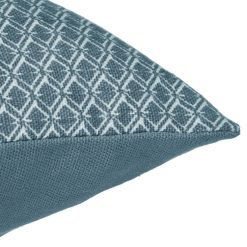 Vente flash ???? ATMOSPHERA Coussin Rectangulaire En Coton à Motif Otto - 30 X 50 - Bleu Canard ???? -Jardin Privé Shop unnamed file 208